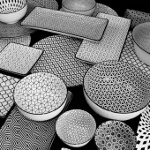 Collection Kiyose : de la vaisselle graphique en porcelaine | Ard’time